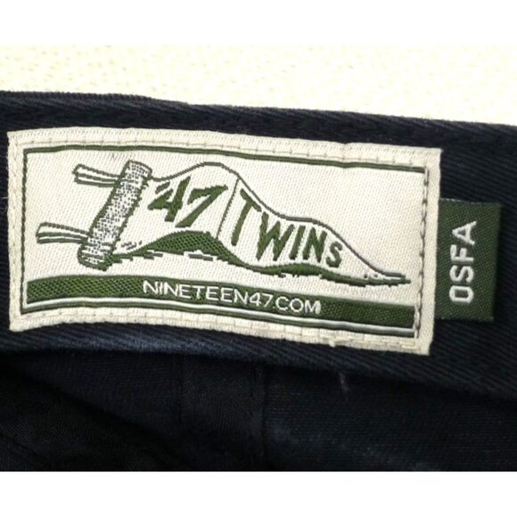 Purdue Boilermakers Black Adjustable Baseball Cap By 47 Twins OSFA - Picture 5 of 8